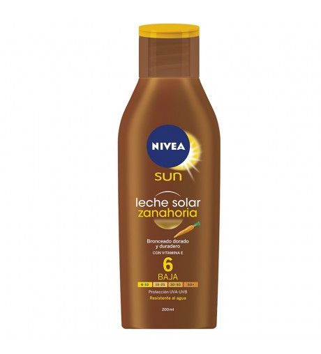 Nivea Sun Leche Solar Zanahoria Spf 6 200 Ml