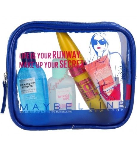 Maybelline Set Mascara Volum Express The Colosal Go Extreme Eye Make Up 25 Ml+ Quitaesmalte 25 Ml + Bb Cream 10 Ml Set