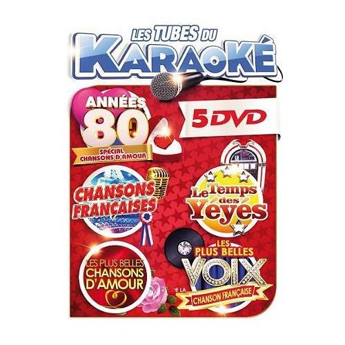 Les Tubes Du Karaoke Coffret 5 Dvd Contient Annees 80 Special Chansons D Amour Chansons Francaises Le Temps Des Yeyes Les Plus Belles Chansons D Amour Les Plus Belles Voix Rakuten