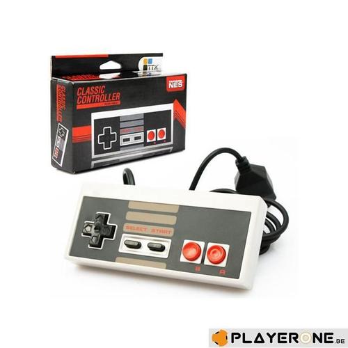 Manette Nintendo Nes Filaire Freaks And Geeks Retro Noir
