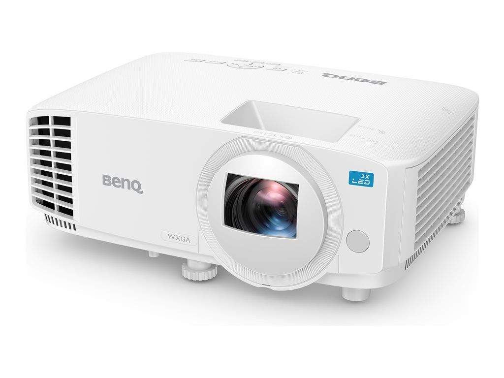 BenQ LW500ST Projecteur DLP LED portable 3D 2000 ANSI lumens WXGA 1280 x 800 16:10 objectif zoom à courte focale