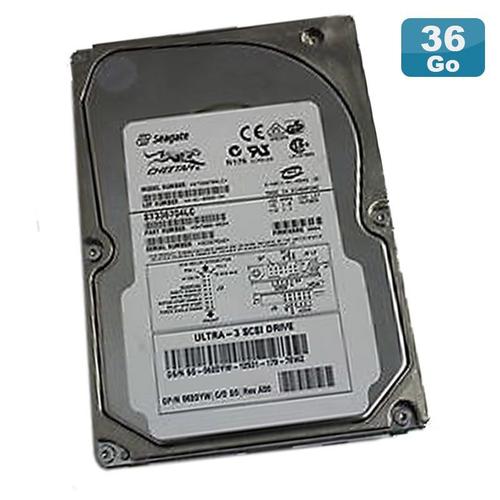 Disque Dur Interne Seagate Disque Dur 36.4Go Uscsi Ultra Scsi 3.5" Seagate St336704Lc 10000Rpm