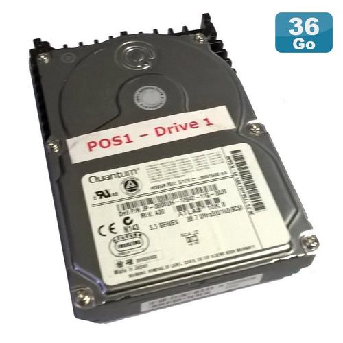 Disque Dur 36.4Go Uscsi Ultra Scsi 3.5" Quantum Jp-080Xuh Ty36J461 10000Rpm