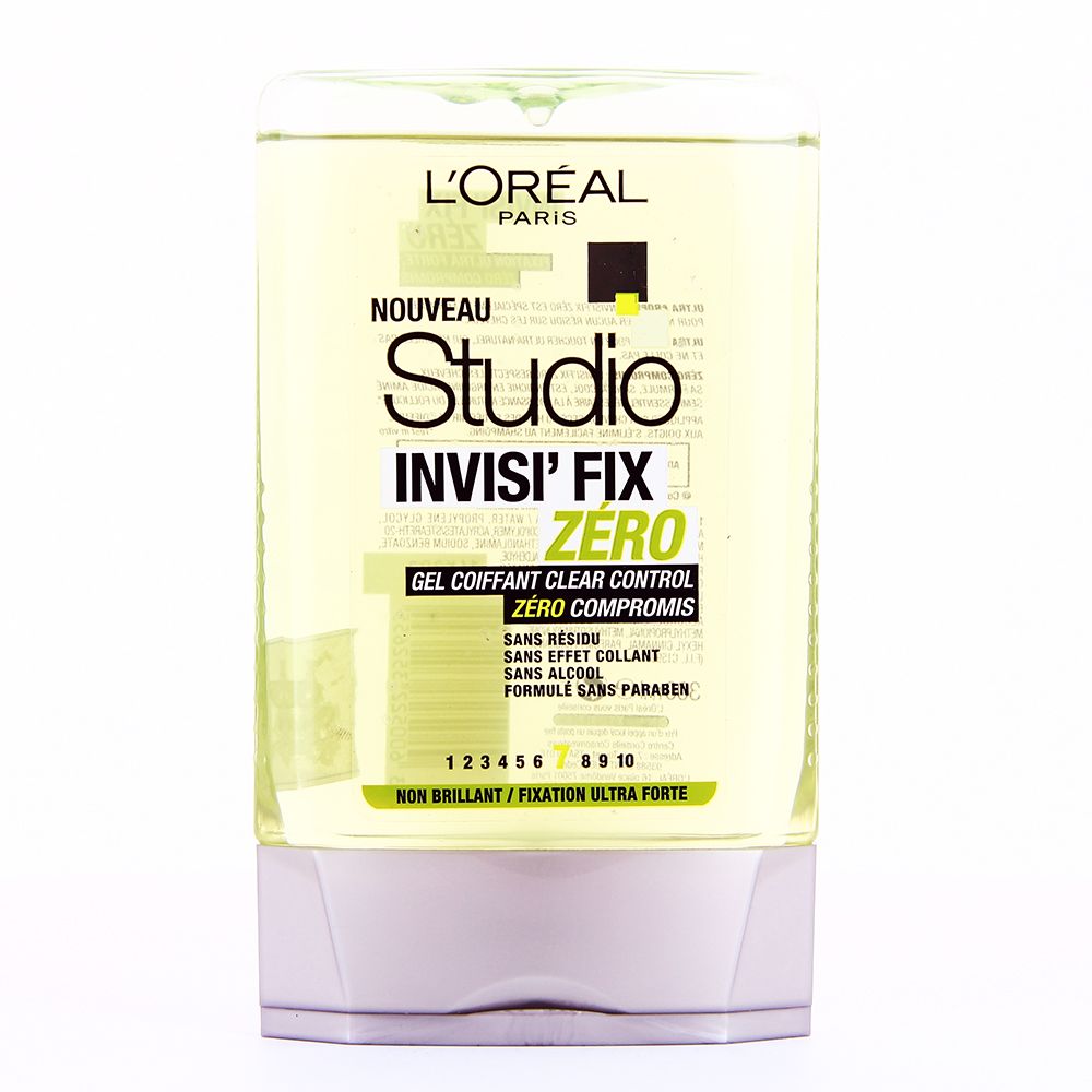 Loreal Gel Coiffant Clear Control Invisi Fix Zero Numero 7