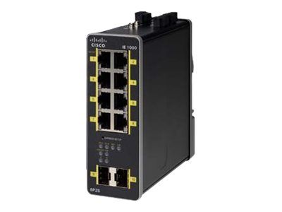 Cisco IE 1000 8P2S LM commutateur réseau Géré Gigabit Ethernet 101001000 Connexion Ethernet supportant 'alimentation via ce port PoE Neuf - vue 2