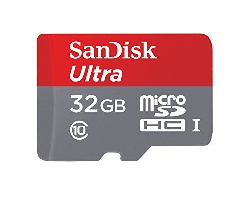 Carte Mémoire microSDHC SanDisk Ultra avec Vitesse de Lecture Allant jusqu'à 80MB/ Classe 10 FFP