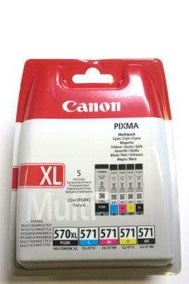 Pack Canon PGI 570 CLI 571 - vue 2
