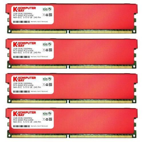 Komputerbay 8Go 4X 2 Go 240 Broches 800 Mhz Pc2-6400 Pc2-6300 Ddr2 Dimm Mã©Moire Ram Mã©Moire