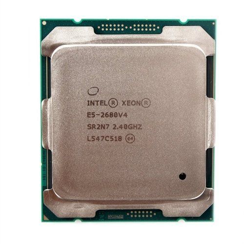 Intel Xeon E5 2680V4 2.4 GHz 14 curs 28 fils 35 Mo cache LGA2011 v3 Socket OEM