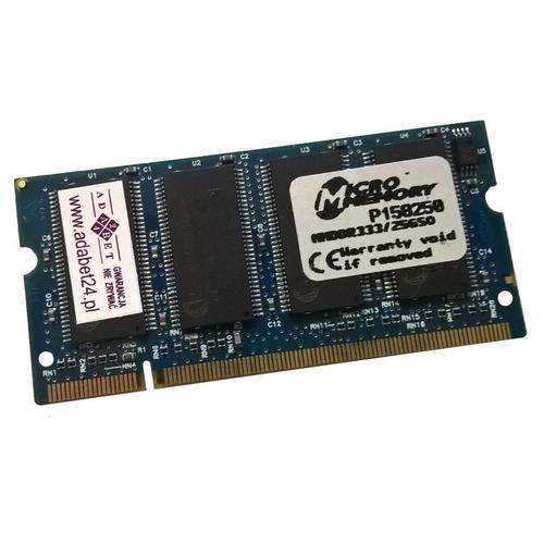 256Mo Ram Pc Portable Sodimm Micromemory Mmddr333/256So Ddr1 Pc-2700S 333Mhz