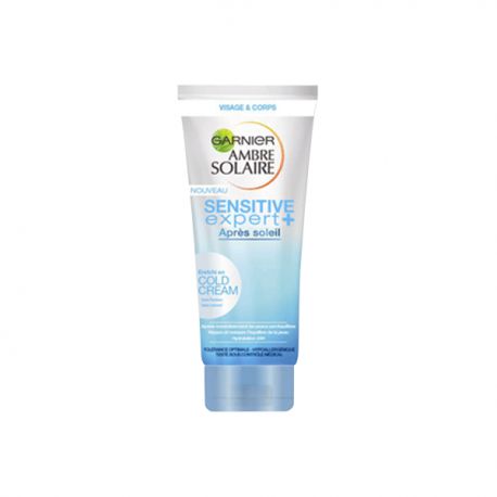 Garnier ambre solaire lait après soleil sensitive expert + cold crème 200ml - vue 2