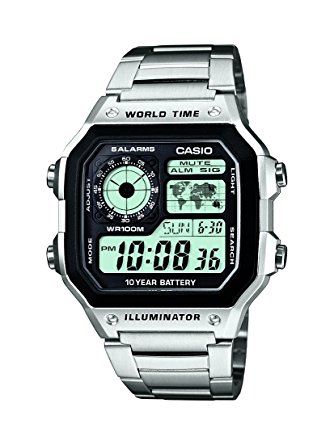 Casio Montre Digital Hommes Casio Collection Ae 1200whd 1avef