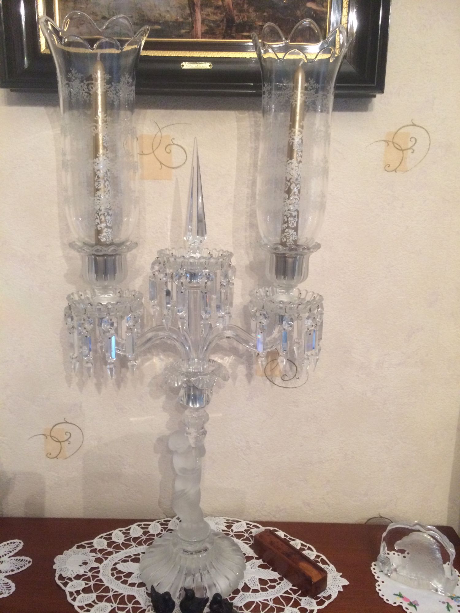 chandelier cristal d'occasion  