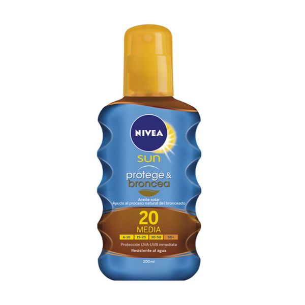 Nivea Sun Huile Sèche Protect And Spf20 200ml