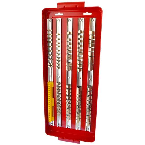 80 industriel ABS montage Douille Stockage Rail rack Titulaire Organiser 1//4 3//8 1//2