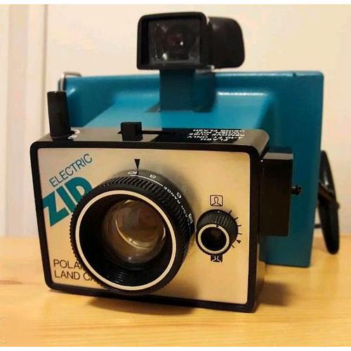 Polaroid Land Camera Electric Zip Bleu