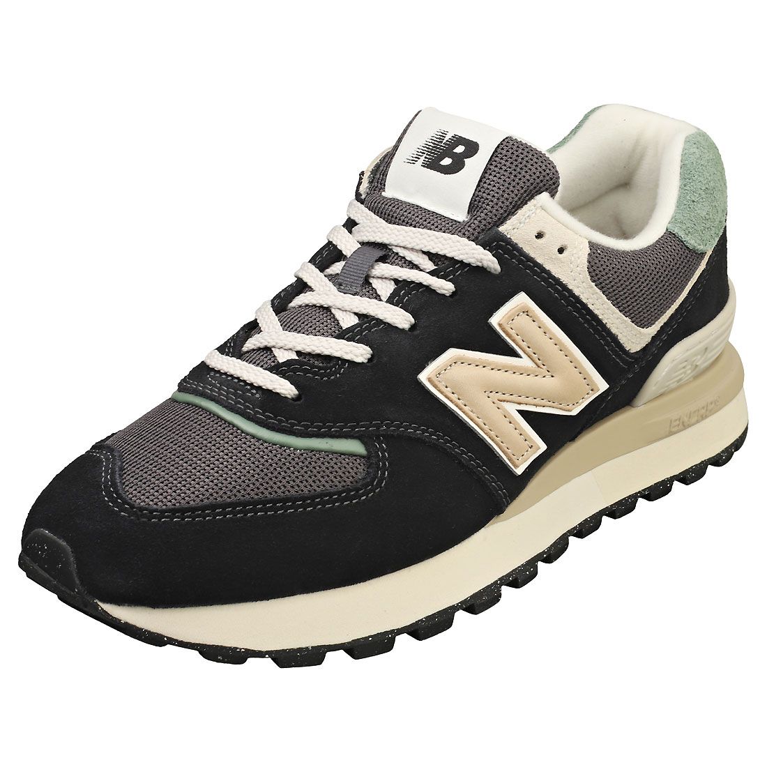 new-balance-574-baskets-casuelles-en-suede-et-tissu-noir-vert-42-1-2-rakuten-0196941351742