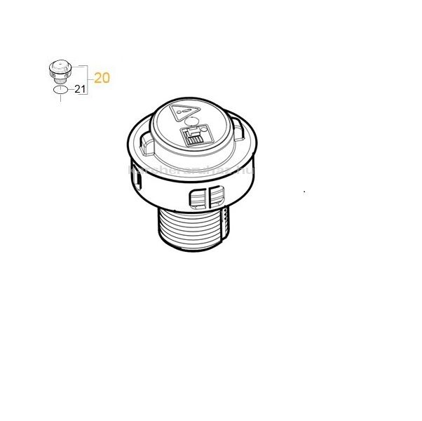 Karcher Obturateur de maintenance complet pour SC 2.500 C 4.580 760.0