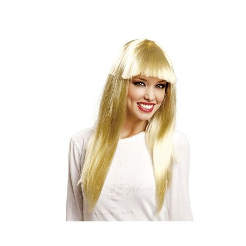 perruque blonde frange