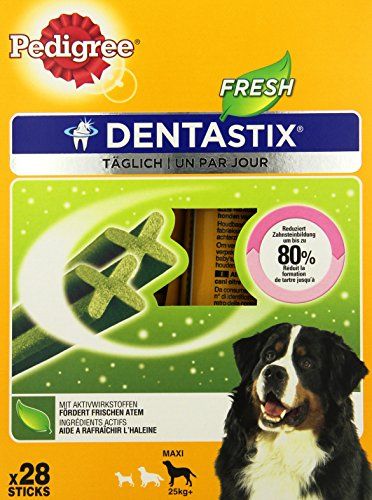 Pedigree - Dentastix Fresh Multipack Pour Grands Chiens (+25kg) - Boîte De 28 Btonnets À  Mcher ( 1080g) - Lot De 4