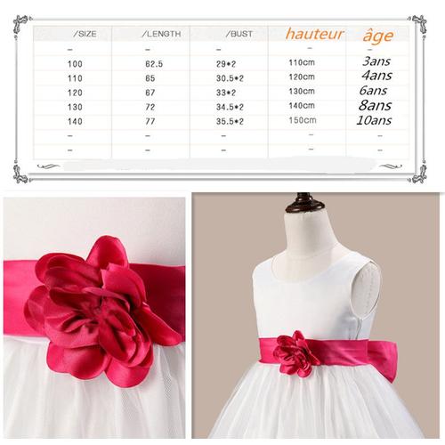 Robe De Soiree Robe A Mariage Robe Anniversaire De Fille De 3ans A 12 Ans Emilie Mariage Rakuten