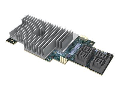 Intel Integrated RAID Module RMS3AC160 Contrôleur de stockage 16 Canal SATA 6Gb/ / SAS 12Gb/ RAID 0 1 5 6 10 50 JBOD 60 PCIe 3.0 x8