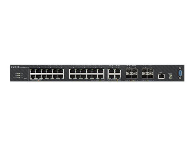Zyxel XGS4600 32 Commutateur C3 Géré 24 x 101001000 + 4 x SFP Gigabit combiné + 4 x 10 Gigabit SFP+ Montable sur rack