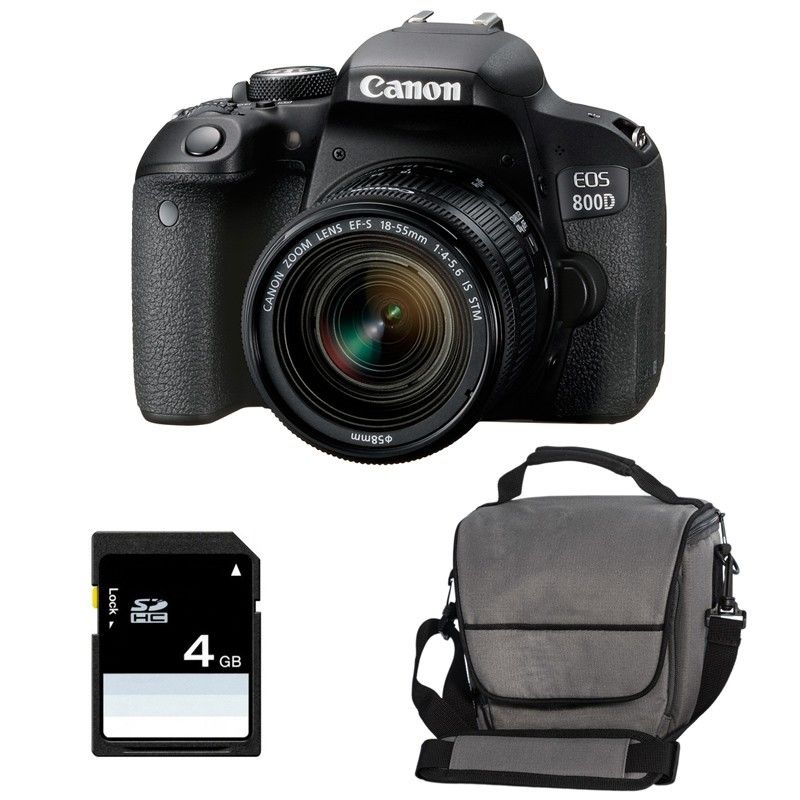 CANON EOS + 18 55 IS STM + Sac + SD 4Go - vue 2
