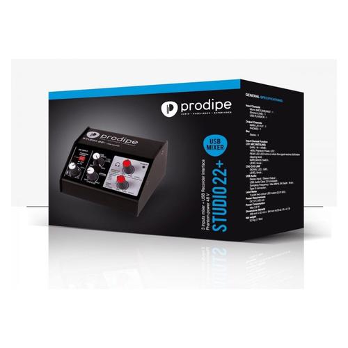 Prodipe Studio 22+ - Interface Usb Audio 2In/2Out