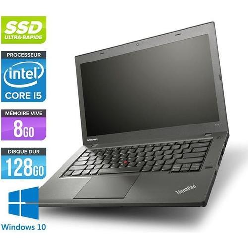 Lenovo PC Portable Lenovo T440 -Core i5-4300U -8G -128G SSD -Win. 10