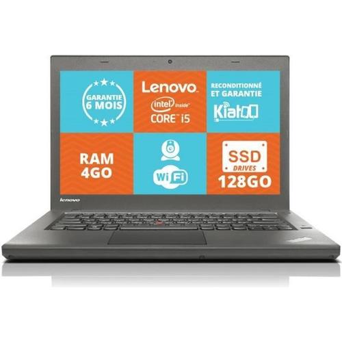 Lenovo Ordinateur Portable Lenovo Thinkpad T440 Core i5 4 Go Ram 128 Go SSD Drives,PC ,W8