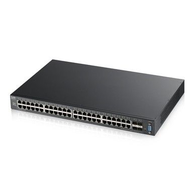 Zyxel XGS2210 52 Commutateur Géré 48 x 101001000 + 4 x 10 Gigabit SFP+ Montable sur rack
