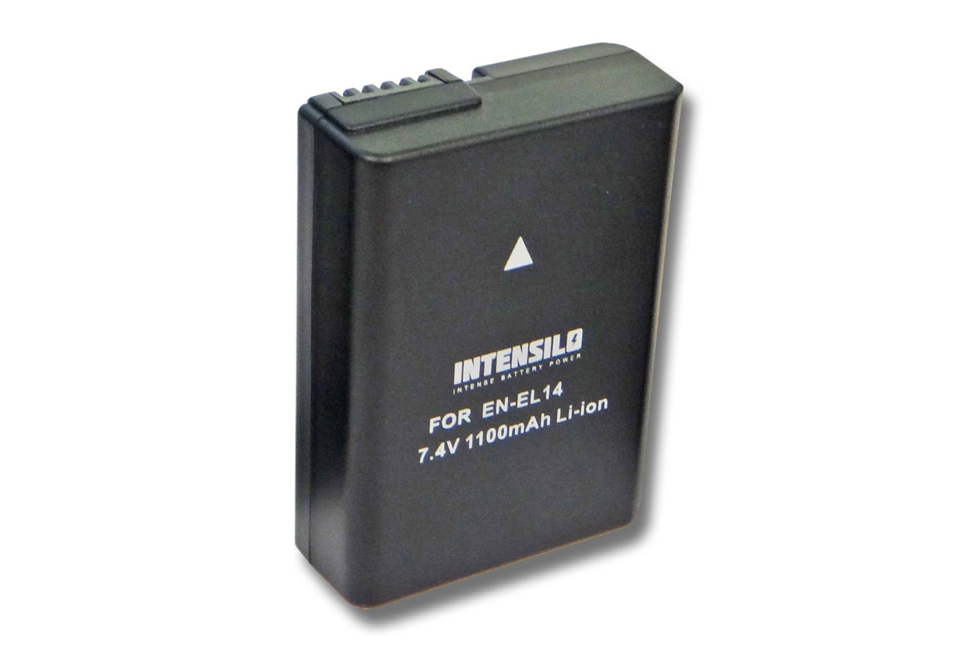 INTENSILO Li-Ion batterie 1100mAh (7.4V) pour appareil photo vidéo Nikon D3400 comme EN-EL14.