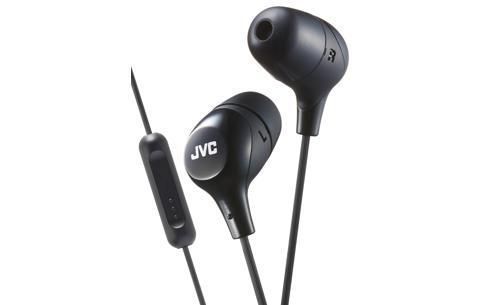 HA FX38M B E Ecouteurs noirs intra auriculaires avec telecommandemicrophone Marshmallow