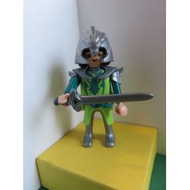 playmobil chevalier dragon vert