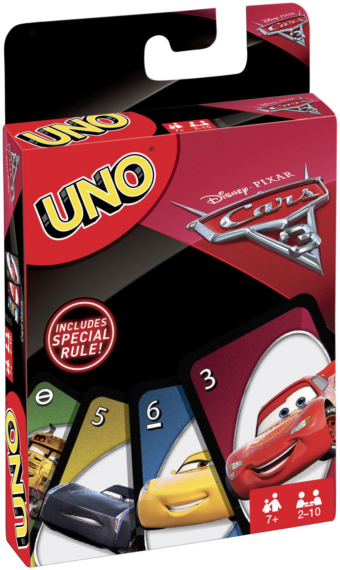 Mattel Uno Cars 3