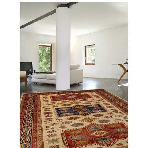 Tapis Salle A Manger Nou Main Shirvan Teinture Vegetal Beige 200 X 290 Cm Tapis D Orient Par Unamourdetapis Rakuten