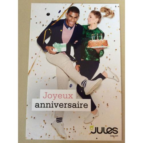 Carte Postale Joyeux Anniversaire Jules Neuve Rakuten