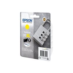 Epson 35XL - 20.3 ml - XL - jaune - originale - blister - cartouche d'encre - pour WorkForce Pro WF-4720, WF-4720DWF, WF-4725DWF, WF-4730, WF-4740, WF-4740DTWF
