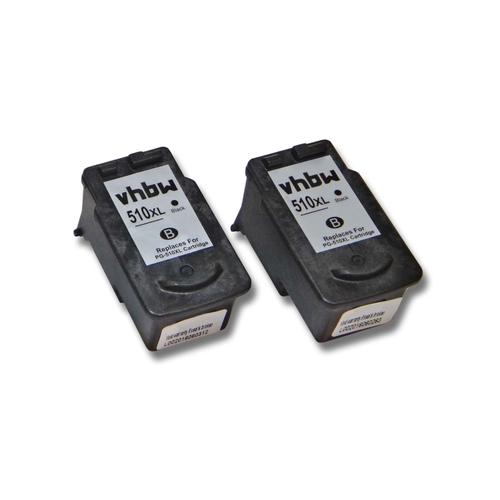 Vhbw 2X Cartouche Pour Imprimante En Lot Pour Canon Pixma Mx410, Mx420 Comme Canon Pg-510, Pg-510Xl.