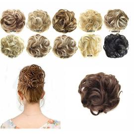 perruque chignon blond