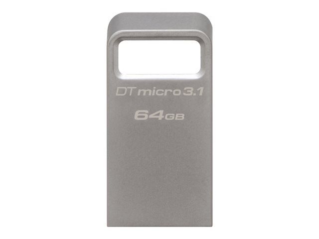 Kingston DataTraveler Micro 3.1 - Clé USB - 64 Go - USB 3.1