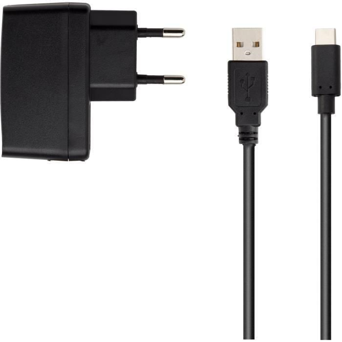 Under Control Adaptateur Secteur + Cable De Charge Usb Type C Compatible Nintendo Switch