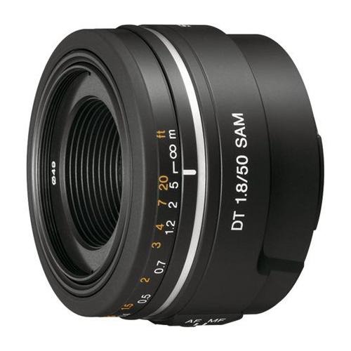 Objectif Sony Sal50F18 50 Mm - F/1.8 Dt Sam - Sony A-Type - Pour Handycam Nex-Vg900; A Dslr-A100, Slt-A57, A58, A65, A77; A Nex F3D, F3K, F3Y; A1; A3000