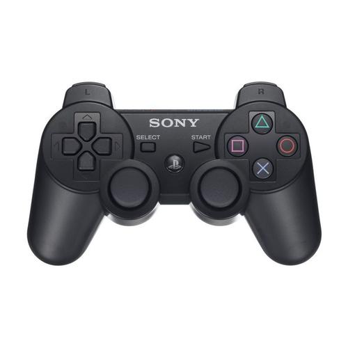 Manette Pad Officiel Sony Playstation 3 Ps3 Dual Shock 3 Wireless Sans Fil, Noir (Reconditionnã©)