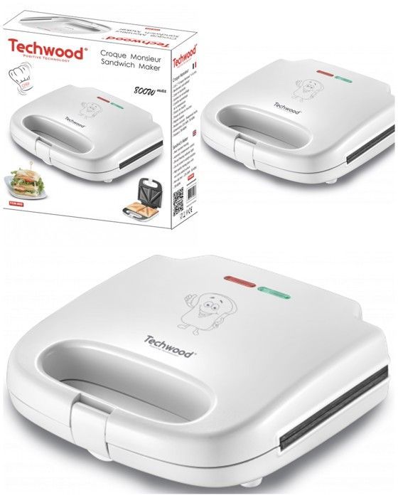 Appareil à Croque Monsieur Revêtement antiadhésif Voyant MarcheArrêt