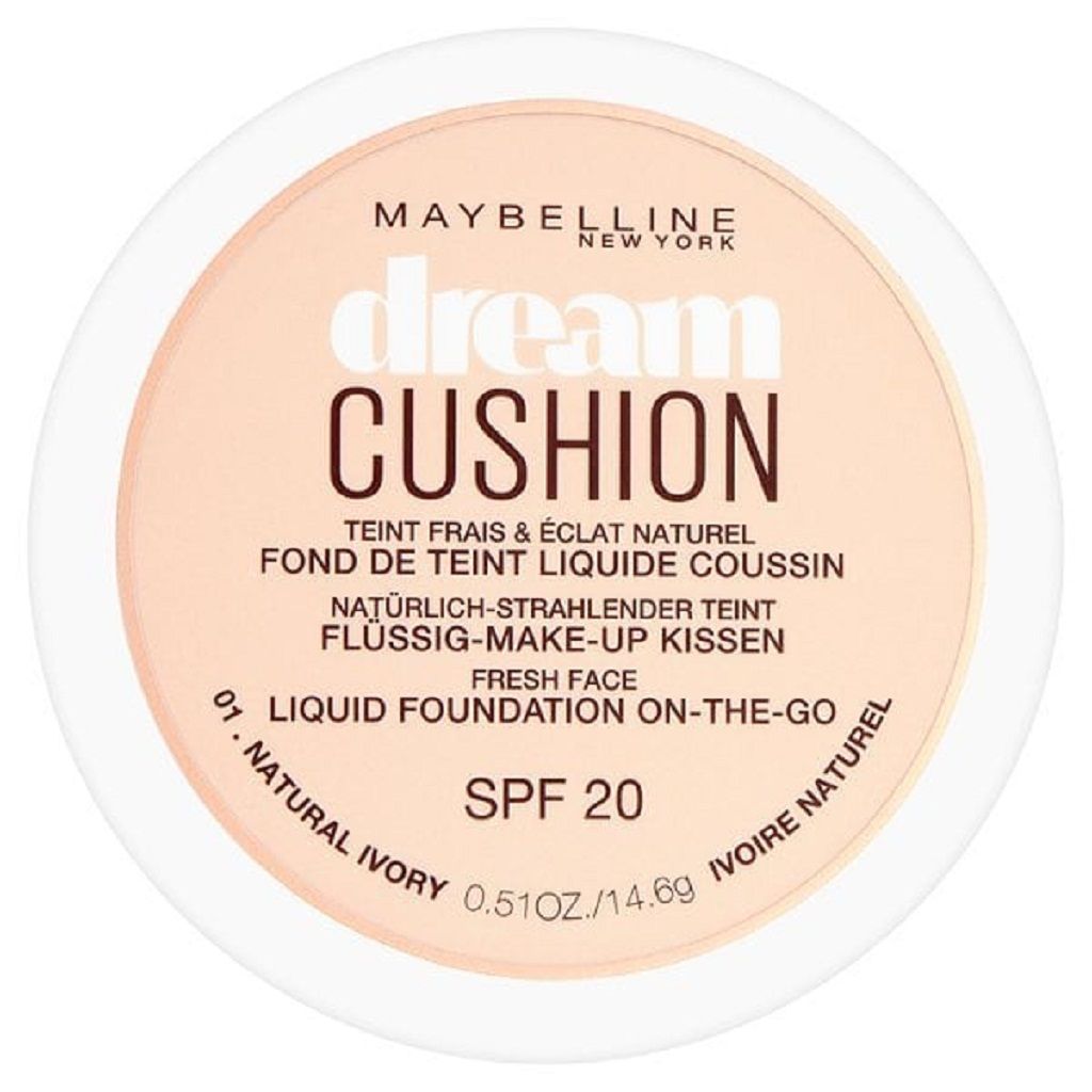 Gemey Maybelline Dream Cushion Fond De Teint Liquide Coussin 01 Naturel