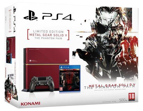 Sony Playstation 4 The Phantom Pain Edition 500 Go Metal Gear Solid V Limited Pack