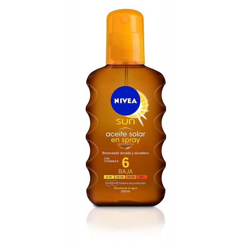 Nivea Sun Aceite Solar Spray Spf 6 200 Ml