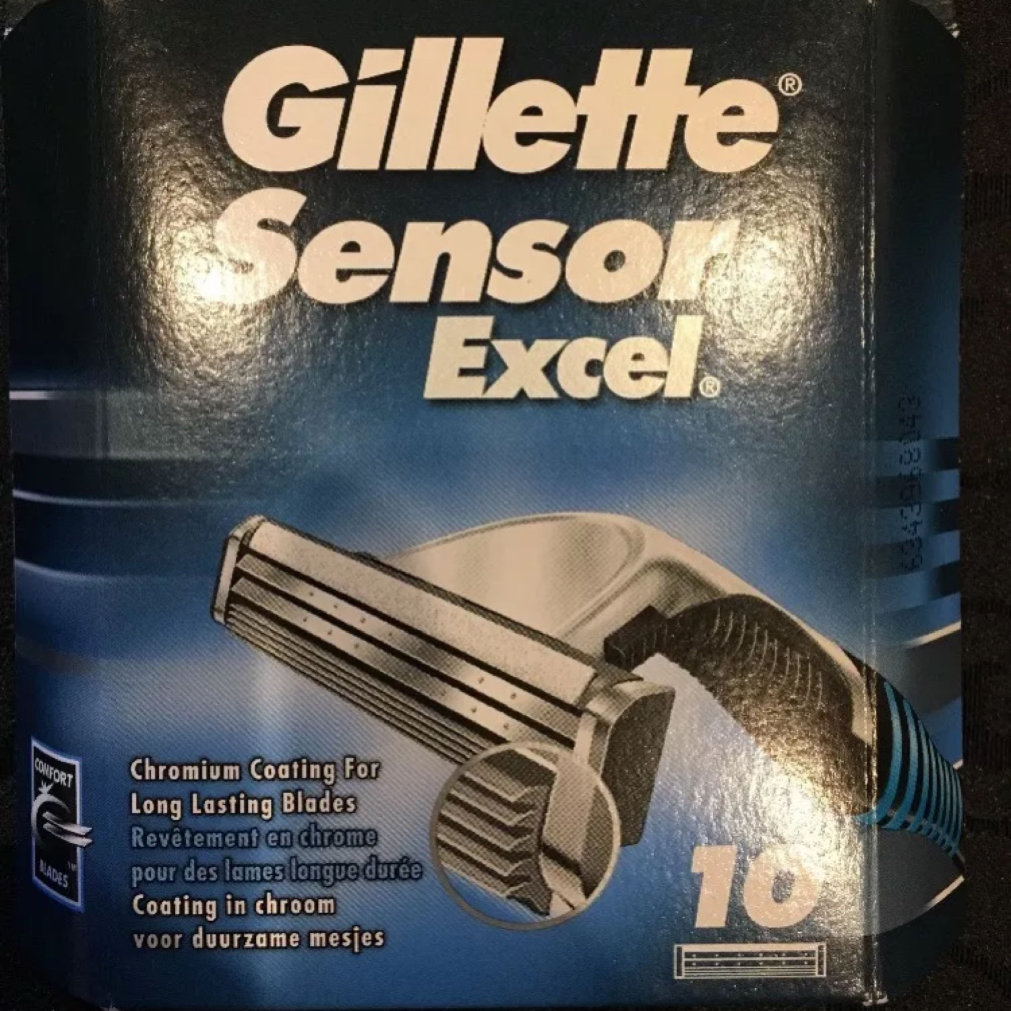 Lames De Rasoir Pour Homme Sensor Excel Gillette Le Paquet De 10 Lames - vue 2